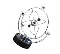 Abaodam Instrumento de Movimiento Perpetuo Metálico para Escritorio Adorno Científico Orbital Automático sin Batería Decoración del Hogar y Oficina Juguete Educativo de Física