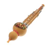 Abaodam Instrumento Musical Étnico Diseño Elegante y Cómodo para Tocar para Principiantes en Clave C Varios estilos Tono Claro y Agradable Hulusi de Bambú Natural Calabaza