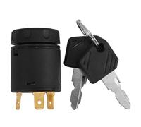 Abaodam Interruptor de Encendido Llave 1 Set y Fácil de Quitar, Material de Cobre y Plástico para Reemplazo para Scooter de Movilidad y Vehículos Eléctricos