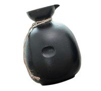 Abaodam Jarra sin Sabor para Vino Negra de 300 Ml de Cerámica Japonesa y Resistente Estilo Tradicional y Funcional Adecuado para Navidad y Cumpleaños