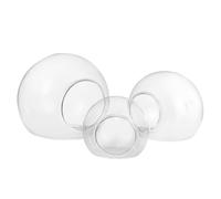 Abaodam Jarrón Colgante de Vidrio en Forma de Gota 3 Piezas 8Cm 10Cm 12Cm para Terrario de Plantas y Arreglos Hidropónicos Decoración Transparente para Ventana Jardín y Hogar