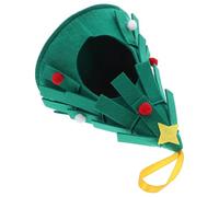 Abaodam Jaula de Loros navideños Nido de pájaro para Dormir Nido de Loros Cama de Chinchilla de pájaros escondite de Conejillos de Indias Escondite de hámster Green