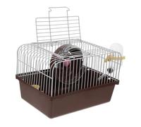 Abaodam Jaula De Transporte para Hámsters y Chinchillas Portátil y Espaciosa con Soporte para Botella De Agua para y Al