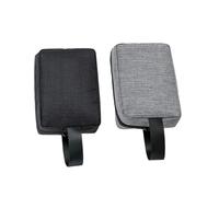 Abaodam Juego de 2 Bolsas Organizadoras de Accesorios Digitales Bolsa Multiusos de Poliéster Ecológico Colores Gris Claro y Negro Compacta y Práctica para Viaje y Almacenamiento Diario