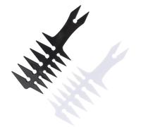 Abaodam Juego de 2 Peines de Plástico Abs para Peinar Cabello Liso, Dientes Anchos y Antiestáticos, Accesorios Elegantes para Salón y Uso en Casa para Hombres Color Color Aleatorio