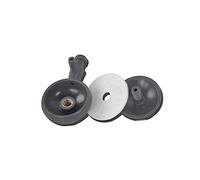 Abaodam Juego De 2 Piezas Disco de Burbujas Nano aireador Redondo diminuto Equipo Acuario Tanque Piedra de para Peces Disco de Burbujas de Aire Piedra de Aire a Negro