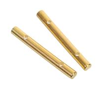 Abaodam Juego de 2 Retenedores de Cuerdas Metálicos para Puente de Trémolo de Guitarra Eléctrica, Accesorios para Clavijero, Barra Compatible con Sistemas de Trémolo Simple y Doble, Color