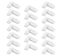 Abaodam Juego de 20 Pares de Almohadillas Nasales de Silicona Transparente Cuadradas para Gafas Antideslizantes y Suaves Repuesto para Puente Nasal Accesorio para Gafas Cuidado