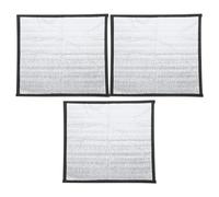 Abaodam Juego de 3 Almohadillas Térmicas Reflectantes para Reptiles 30X30 CM Manta Calefactora Pequeña para Terrarios de Reptiles Serpientes Ranas y Tortugas Calentador Portátil para