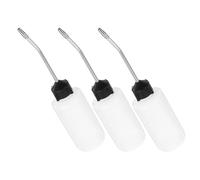 Abaodam Juego de 3 Latas de Aceite para Máquina de Coser Blanco con Tapa de Hierro, Dispensador Duradero y Multiuso para Uso Doméstico y Taller