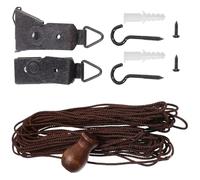 Abaodam Juego de Accesorios de Cortina Ligero y Práctico de Plástico Piezas Útiles para Reparación y Reemplazo en Dormitorio y Ventanas de Oficina