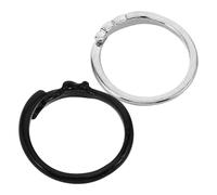 Abaodam Juego de Anillos Ajustables para Ángel y Demonio 2 Piezas, Anillo de Aleación de Zinc Diseño Abierto, Joyería Creativa para Amantes y Obsequio de San Valentín