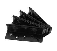 Abaodam Juego de Bisagras de Hierro Negro para Cama con Tornillos, Instalación Fácil, Estable y Seguro, Adecuado para Hogares y Hoteles