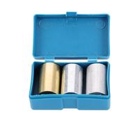 Abaodam Juego de Cilindros Metálicos 3 Piezas 3x1,8 Cm Cobre Aluminio Hierro para Experimentos de Densidad y Calor Específico en Laboratorio Educativo