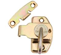 Abaodam Juego de Conectores de Hebilla para Mesa Extensible, Pestillo de Aleación y Acero Dorado, Seguro y Resistente para Hojas de Mesa en Comedor y Hogar