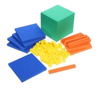 Abaodam Juego de Cubos Matemáticos de Espuma Eva de Colores, Material Manipulativo Educativo para Primaria, Bloques Didácticos de Sustracción, Multiplicación y División, Recurso