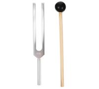 Abaodam Juego De Diapasón De Aleación De Aluminio Con Martillo y Paño De Limpieza Instrumento Musical Terapéutico Para Yoga y Salud Prueba De Diapasones Sonido Estándar Accesorios De Vibración