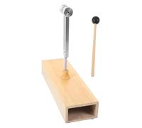 Abaodam Juego de Diapasones de Aleación de Aluminio Diseño Portátil C128hz con Caja de Madera que Promueve la Relajación para Meditación y Reducción de Estrés