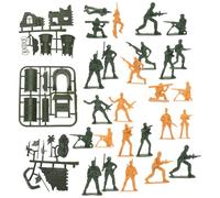 Abaodam Juego de Figuras Militares de Plástico, Soldados de Juguete Pequeños para Juegos Imaginativos, Set de 1 Pieza para Escenas Militares y Educación Infantil