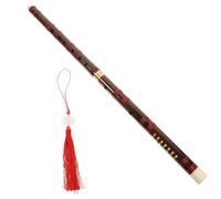 Abaodam Juego de Flauta de Bambú Estilo Chino en Tono C, Ligera y Cómoda para Tocar, Incluye Cuerda China y Diafragmas