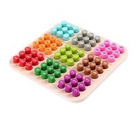 Abaodam Juego de Mesa Sudoku de Madera para 4-6 Años, Juguete Educativo para Aprender Aritmética, Entrenamiento de Memoria y Desarrollo Intelectual, Suministros Didácticos