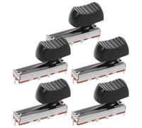 Abaodam Juego De Perillas De Potenciómetro Deslizante De 35 Mm Deslizadores De Fader Para Consola Mezcladora Diseño Compacto Y Negro
