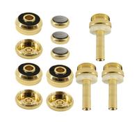 Abaodam Juego de Reparación de Trompeta Botones de Trompeta Útiles de Metal Dorado Diseño Compacto para Músicos Precisión Artesanal