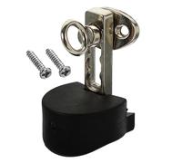 Abaodam Juego de Reposapiés para Clarinete Cojín de Goma Negro y Soporte de Acero Inoxidable, Instalación Sencilla para Tocar Clarinete Cómodo y Duradero