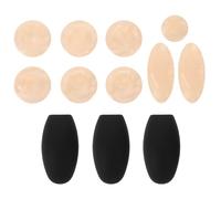 Abaodam Juego de Reposapulgares y Almohadillas de Silicona para Saxofón Alto, Tenor y Soprano, Botones de Mica para Reparación y Soporte Cómodo, Accesorios Aplicables para Teclados