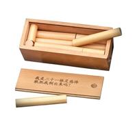 Abaodam Juego de Rompecabezas de Madera 21 Palos para Desbloqueo Intelectual, Juguete Educativo Adultos, Estimulador Cerebral Didáctico para Desarrollo Cognitivo y Coordinación Manual,