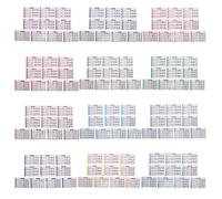 Abaodam Juego de Tarjetas de Acordes de Piano Esenciales Guía Portátil de Práctica para Estudiantes Herramienta Educativa Diagramas Profesionales para Aprendizaje Rápido y Memorización