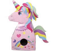 Abaodam Juguete de Cartón para Diseño de Unicornio Ligero y Resistente para Rol y Manualidades DIY Fiestas y Eventos Escolares