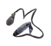 Abaodam Juguete De Pez Artificial para Gatos Juguete De Pez Saltarín De Peluche para Mascotas para Gatos