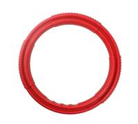 Abaodam Juguete Disco Volador Dog Toys echar los Juguetes para Perros Perro atrapando Mascota Juguete Perro pequeño Juguete para Masticar Perros Disco Volador Cachorro Caucho Rojo