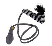 Abaodam Juguete Interactivo para Gatos y Gatitos de Felpa Negra Función Manual de Movimiento y Diseño Que Puede Ser Mordido Adecuado para Amantes de Gatos