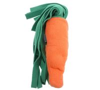 Abaodam Juguete Masticable para Perros de Tela Oxford Resistente en Forma de Zanahoria y para Juego Interactivo y Exploración Que Limpia Dientes