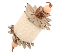 Abaodam Juguete para Masticar con Esponja de Lufa Colgante Resistente para Jaula Seguro y Duradero para Periquitos y Aves Pequeñas