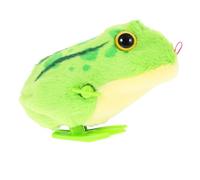 Abaodam Juguete Rana Saltadora de Peluche con Mecanismo de Cuerda Juguete Divertido para Niñas Promueve Coordinación Mano-Ojo Regalo para Cumpleaños y Fiestas Color Atractivo