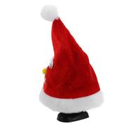Abaodam Juguete Sombrero de Papá Noel con Movimiento Divertido Decoración Navideña Interactiva para Fiesta Material Duradero para Estimula la Imaginación y Cuentos