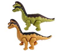 Abaodam Juguetes Modelo de Dinosaurios de Dos Cabezas de Simulación Juguete Eléctrico Sonido Iluminación Dormitorio Color Aleatorio