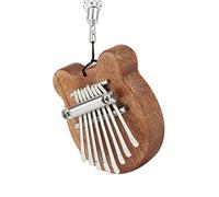 Abaodam Kalimba Portátil De Teclas Piano De Pulgar Para Principiantes Instrumento Musical De Pulgar Bolsa De Transporte Color Marrón