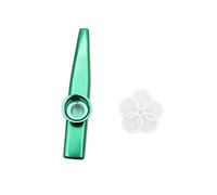 Abaodam Kazoos Metálicos Musical Bebé Juguetes Musicales Pandereta Para Grabadora Instrumento Para Guitarras Para Kazoo Kazoos Metal Kazoo A Granel Verde