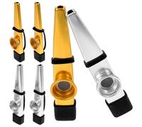 Abaodam Kazoos Para Adultos Instrumento Musical Pequeño Metal Para Guitarra Ukelele Fácil De Tocar