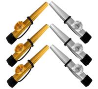Abaodam Kazoos Pequeños Para Practicar y Actuar Set De Kazoos De Metal Duradero