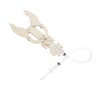 Abaodam Kit Brazo Robótico Hidráulico de Madera 3 Juegos Modelo DIY Educativo Stem para Juguete Científico de Mano Mecánica Experimento y Construcción Manual para Aprendizaje Práctico