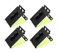 Abaodam Kit de 4 Paños Limpiadores Material Abs y Esponja Cuerdas para Cuerdas de Guitarra Negro Mejora la Experiencia y Prolonga la Vida para Mantenimiento Lugar