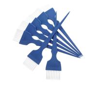 Abaodam Kit de 7 Pinceles Fáciles de Usar y Limpiar Color Aleatorio para Teñir el Cabello Cerdas de Fibra y Plástico para Peluquería y Coloración Profesional