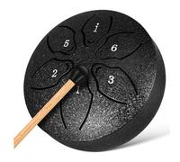 Abaodam Kit de de lengua terapéutico, de lluvia con notas, material duradero para uso en el jardín, fácil de aprender para adultos, para musicoterapia, relajación