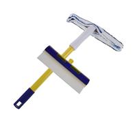 Abaodam Kit de Limpieza para Coche 2 Piezas Herramienta de Limpieza de Ventanas Limpiador de Vidrios Microfibra para Lavado y Pulido de Automóviles
