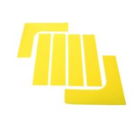 Abaodam Kit de Marcadores para Cancha de Tenis y Pickleball, Tiras Marcadoras de Límites Amarillas, Material Duradero Resistente al Sol, Uso Profesional y Recreativo al Aire Libre